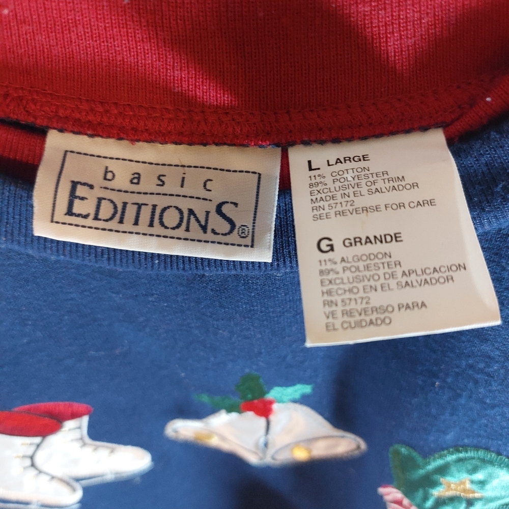 Basic Editions Christmas Sweater - image 2